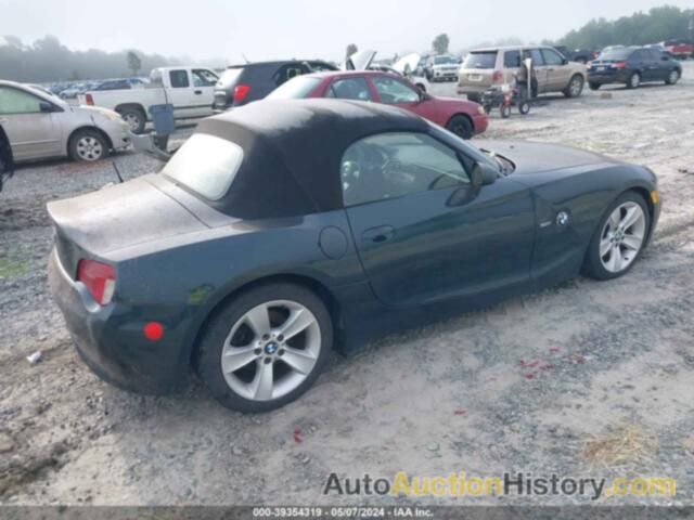 BMW Z4 3.0I, 4USBU33526LW69457