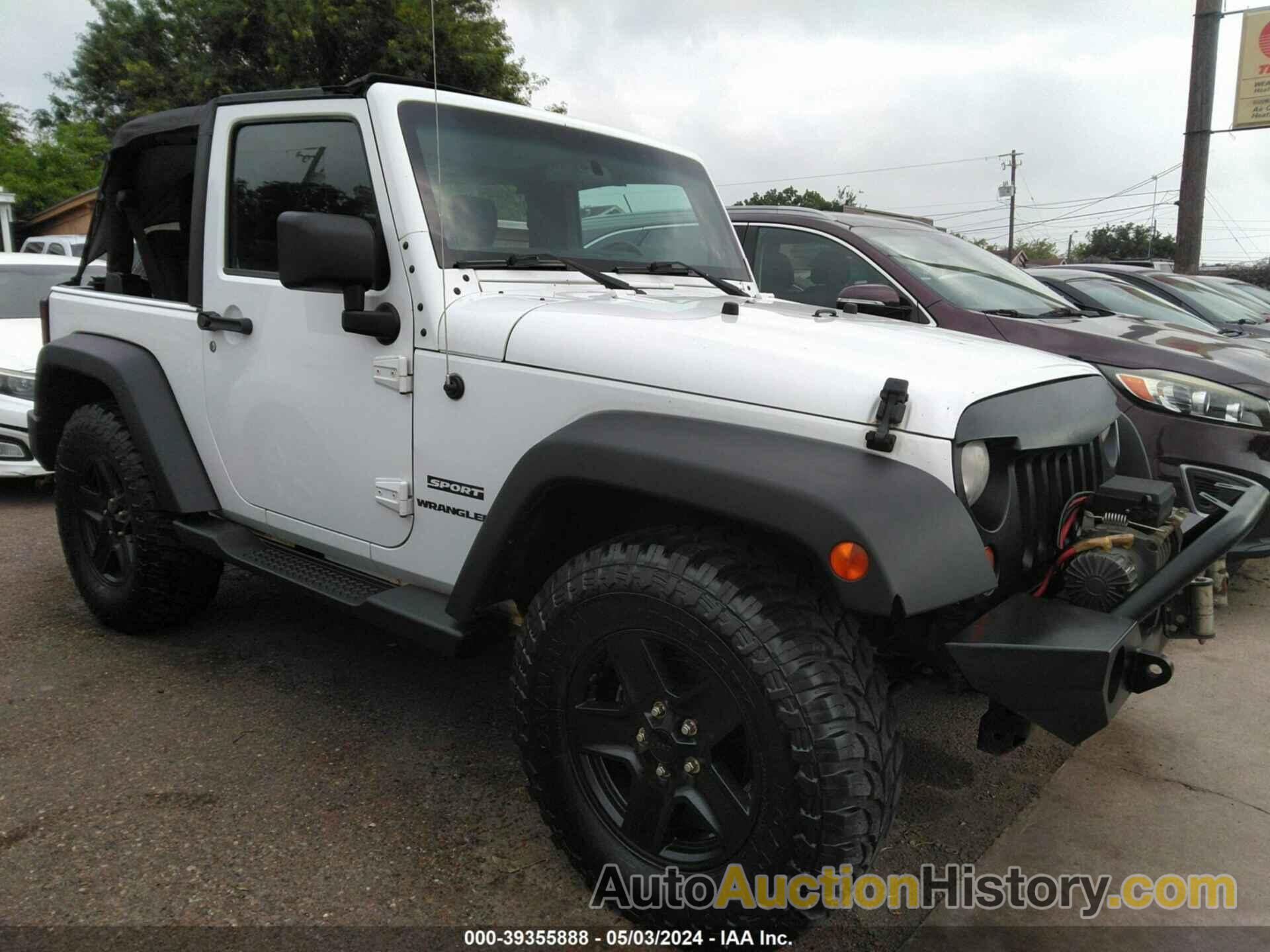 JEEP WRANGLER SPORT, 1C4AJWAG7CL123488