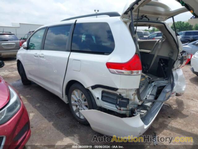 TOYOTA SIENNA LIMITED 7 PASSENGER/XLE 7 PASSENGER, 5TDDK3DC0ES087095