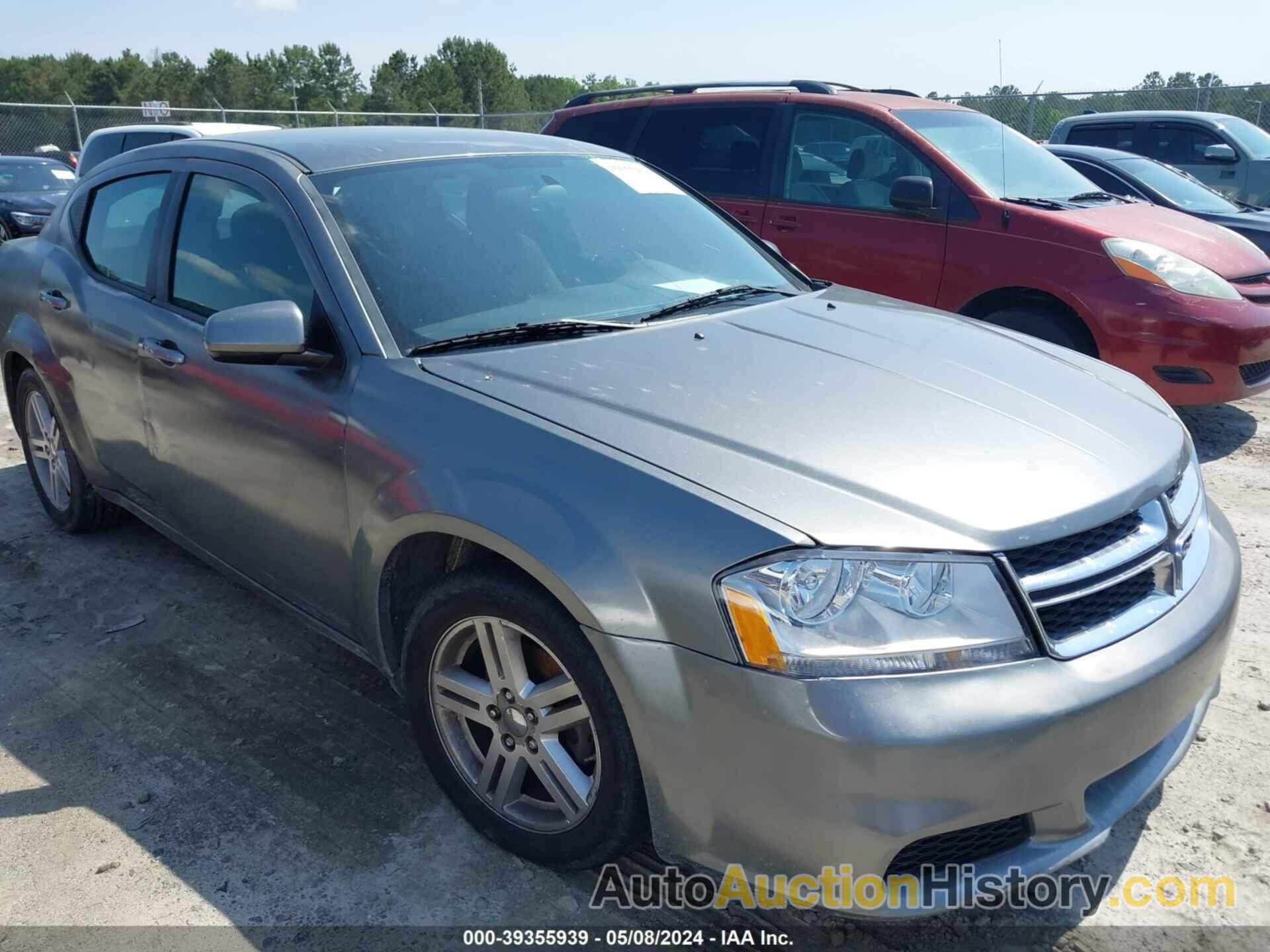 DODGE AVENGER SXT, 1C3CDZCBXCN293422