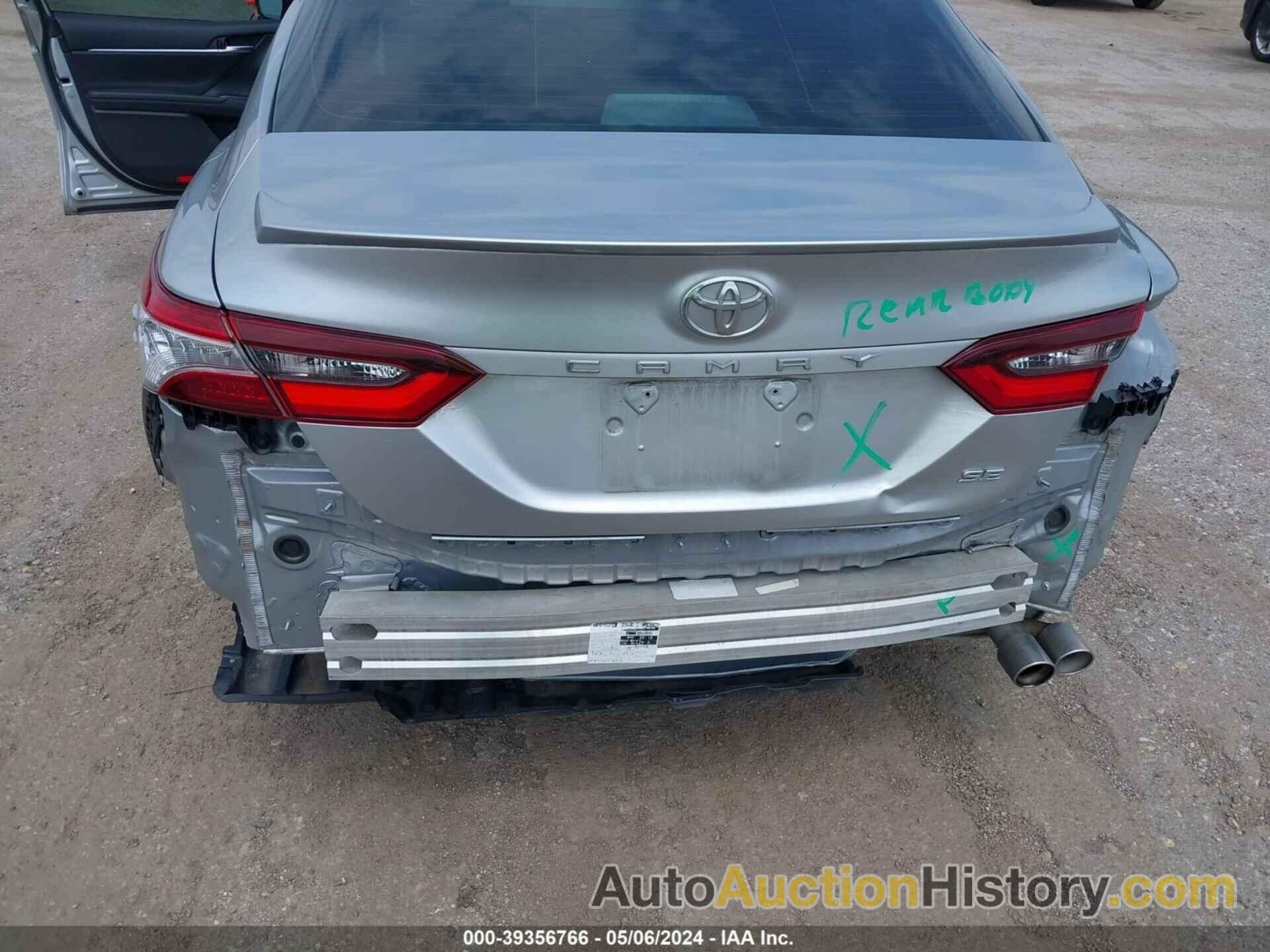 TOYOTA CAMRY SE, 4T1G11AK4MU586598