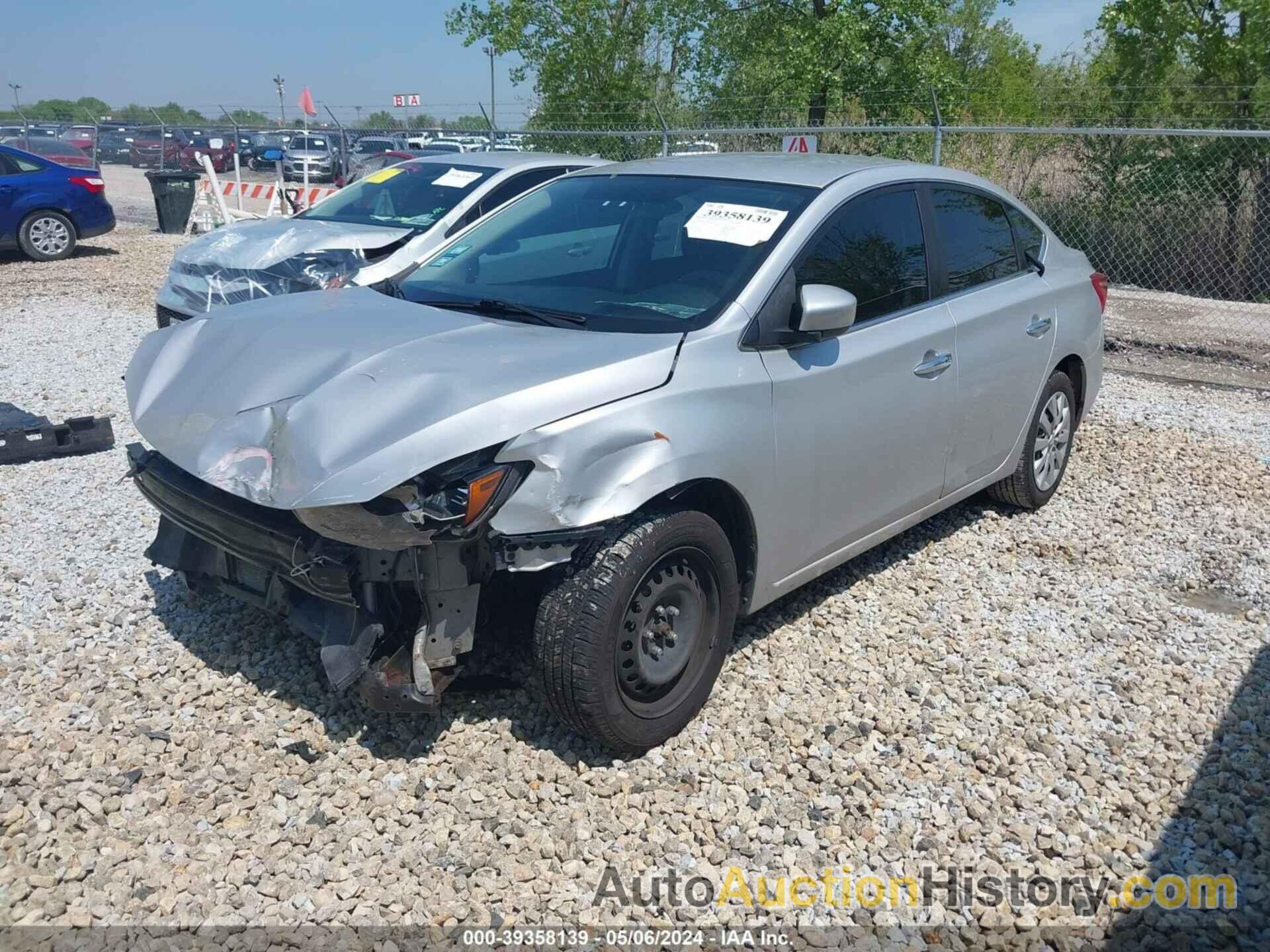 NISSAN SENTRA SV, 3N1AB7APXHL642925