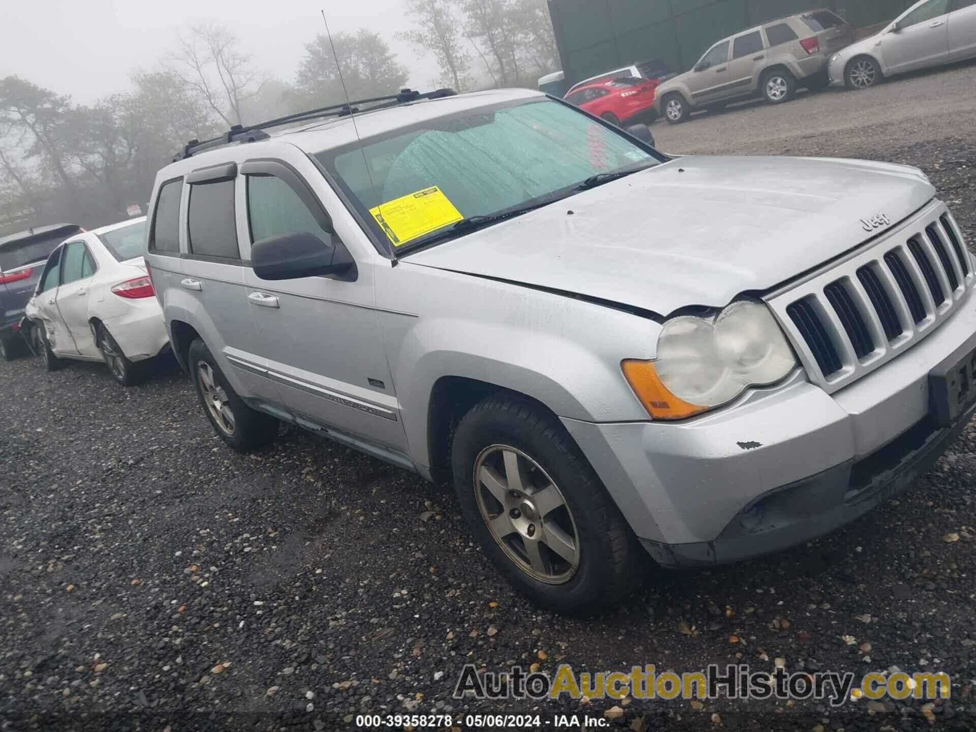 JEEP GRAND CHEROKEE LAREDO, 1J8GR48K69C552009