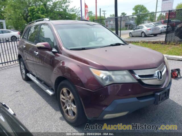 ACURA MDX TECHNOLOGY PACKAGE, 2HNYD28459H507652