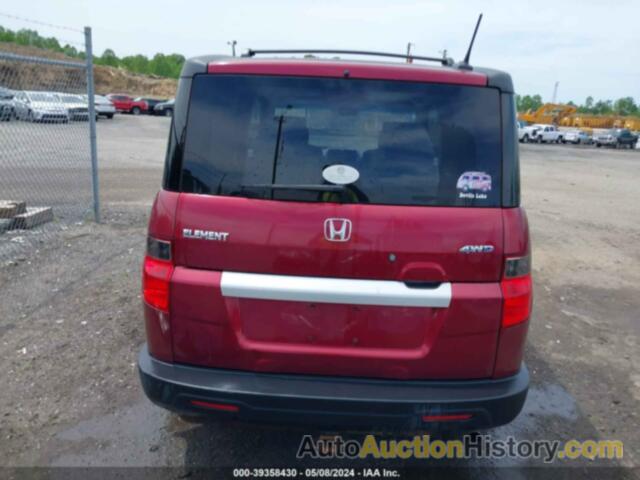 HONDA ELEMENT EX, 5J6YH2H78AL009421