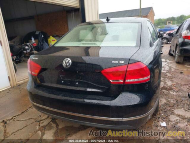 VOLKSWAGEN PASSAT 2.0L TDI SE, 1VWBN7A31EC097207