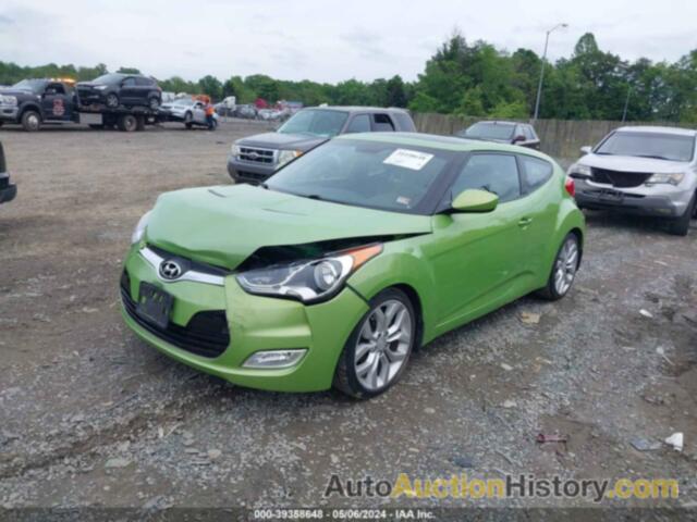 HYUNDAI VELOSTER BASE W/BLACK, KMHTC6AD1CU076635