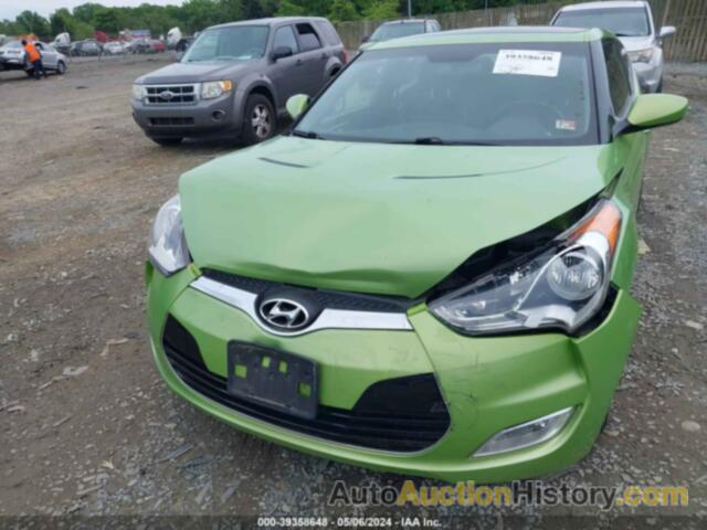 HYUNDAI VELOSTER BASE W/BLACK, KMHTC6AD1CU076635