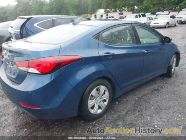 HYUNDAI ELANTRA SE, KMHDH4AEXGU545875