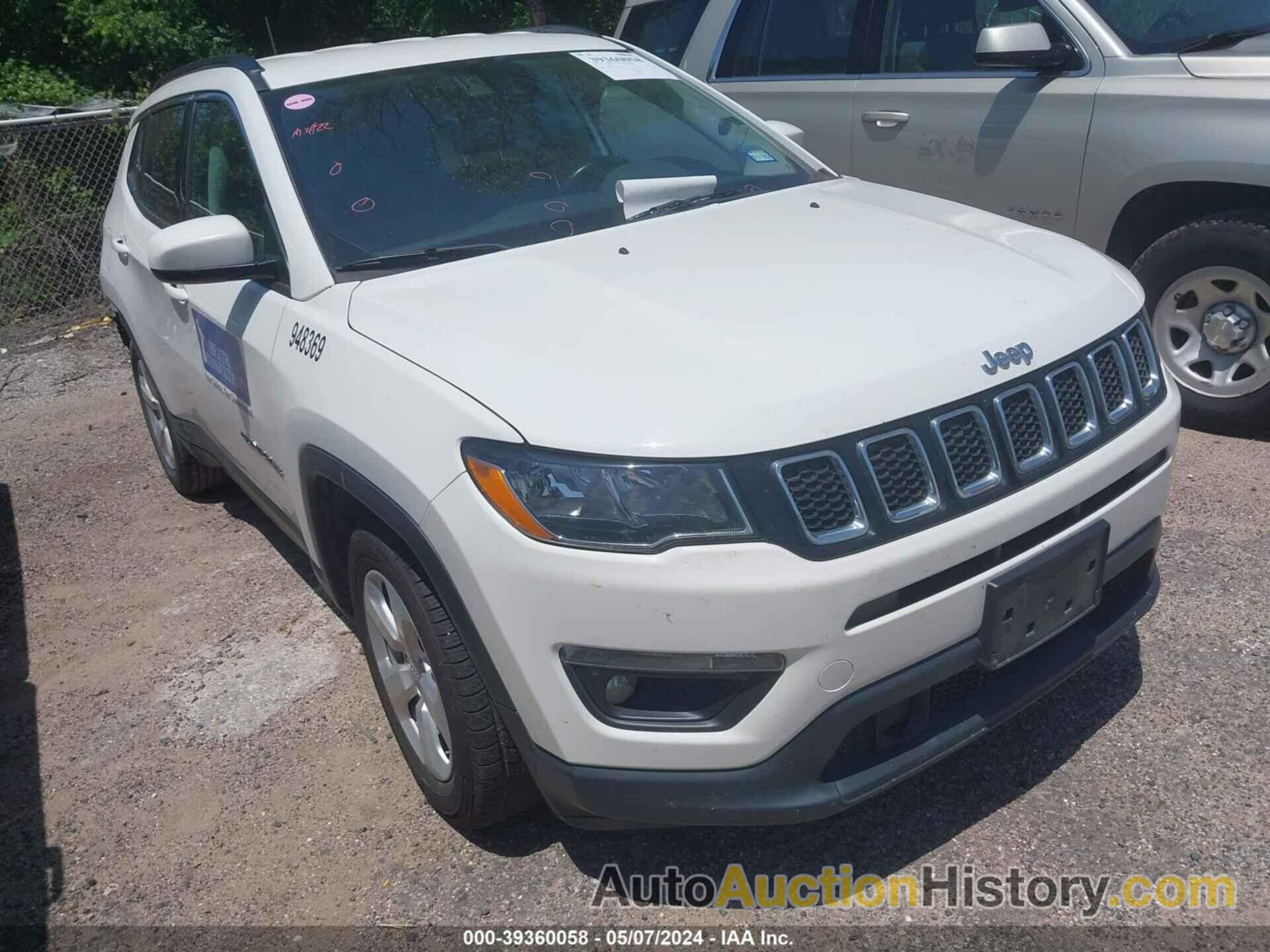 JEEP COMPASS LATITUDE FWD, 3C4NJCBB9KT802913