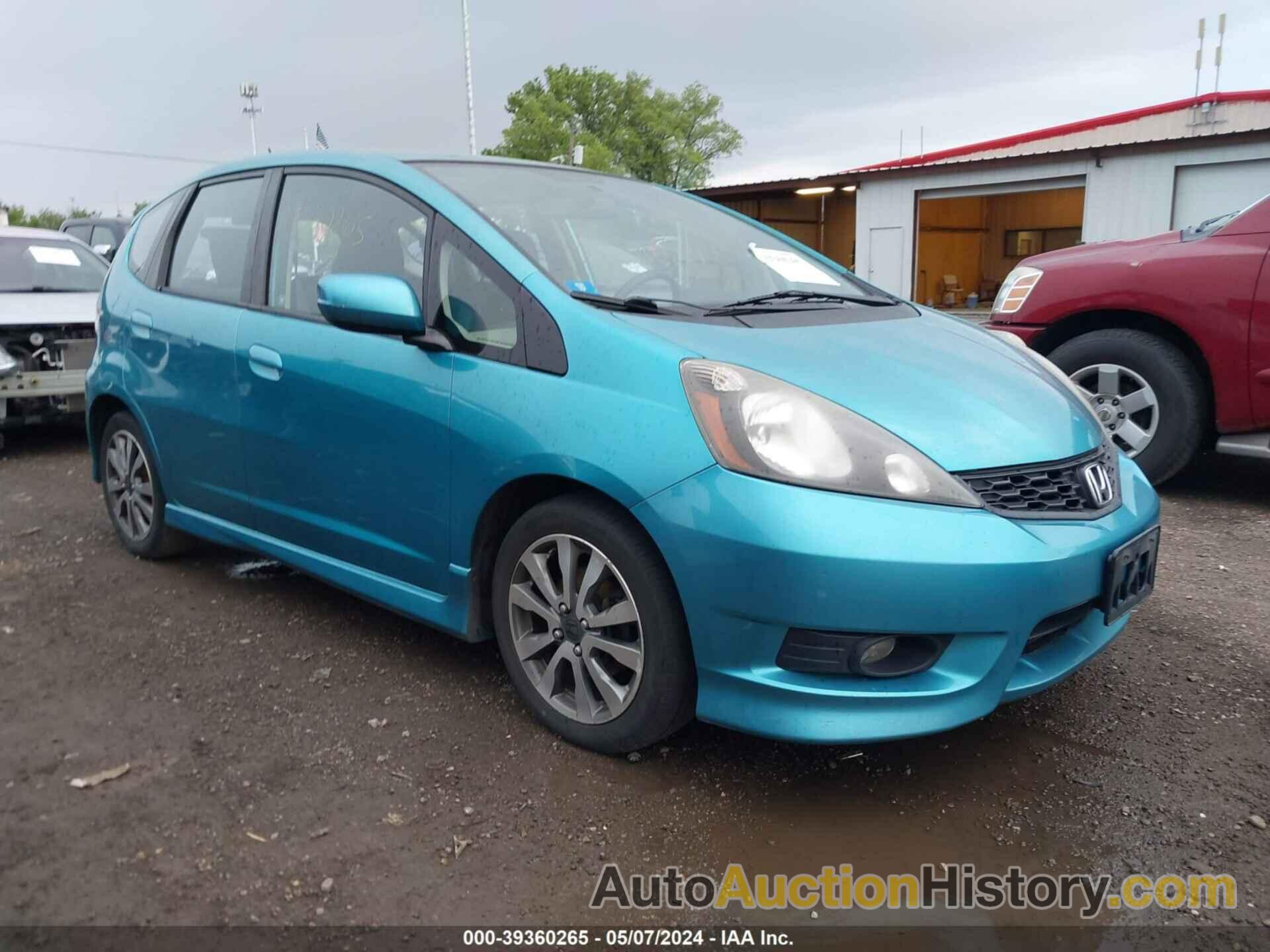 HONDA FIT SPORT, JHMGE8H53CC010828