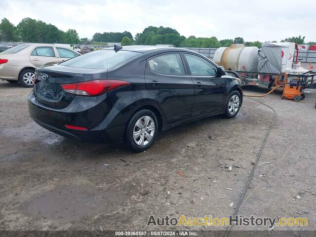 HYUNDAI ELANTRA SE, KMHDH4AE4GU646104