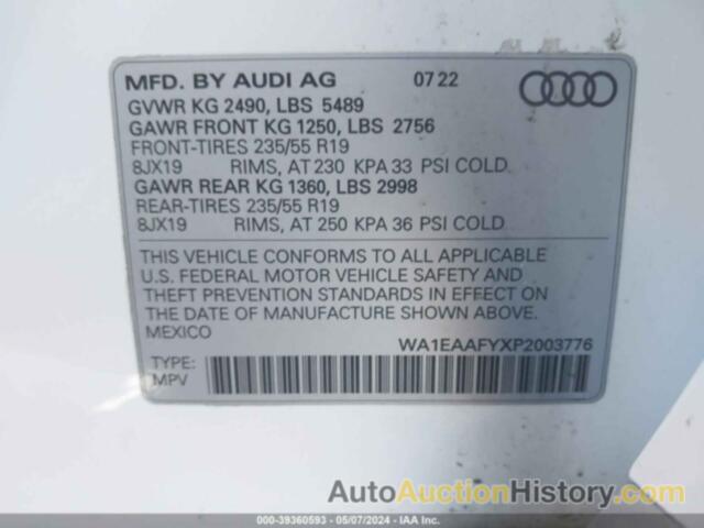 AUDI Q5 PREMIUM PLUS 45 TFSI S LINE QUATTRO, WA1EAAFYXP2003776