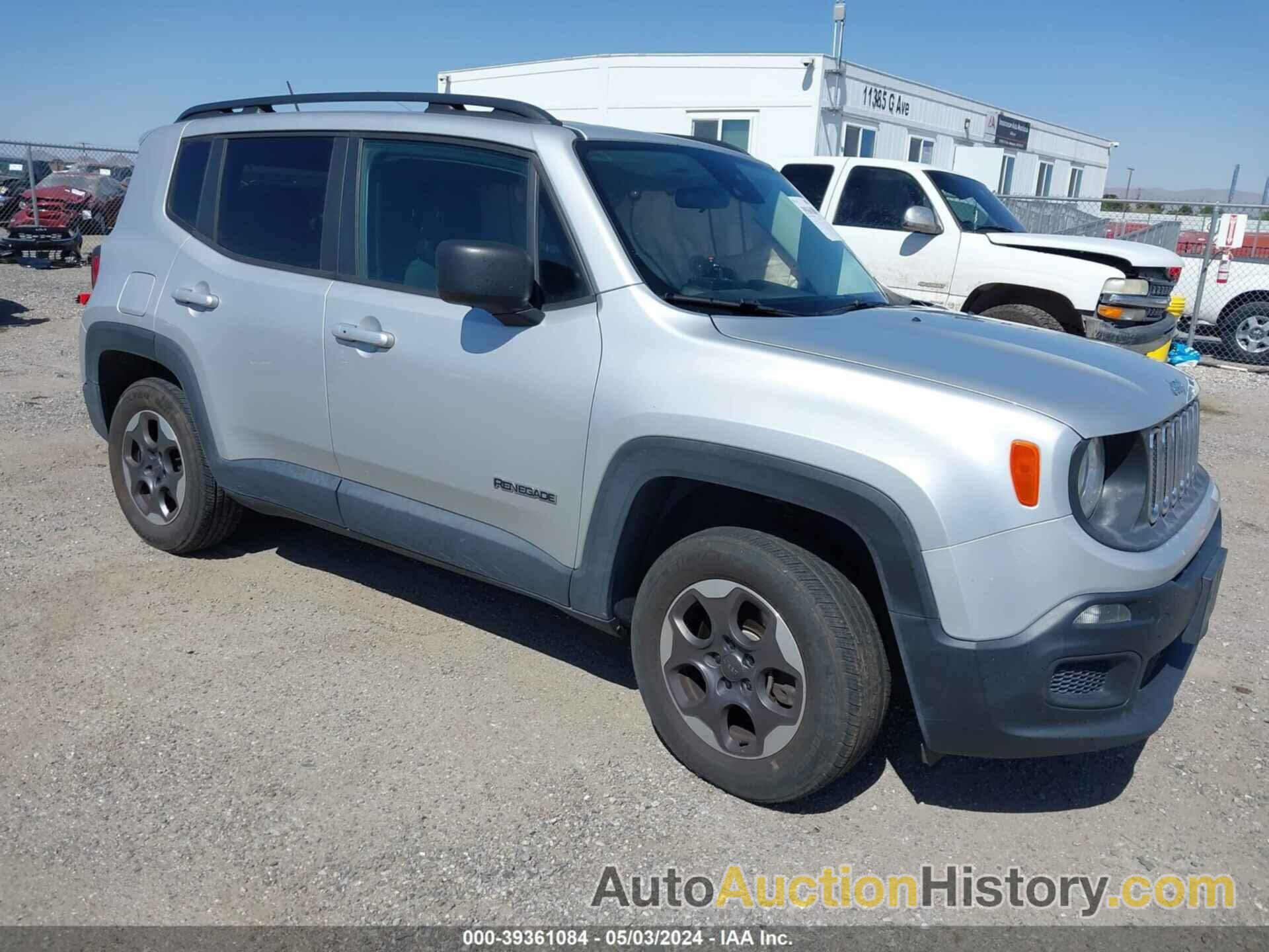 JEEP RENEGADE SPORT 4X4, ZACCJBAB3HPE74374