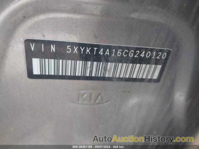 KIA SORENTO LX, 5XYKT4A16CG240120