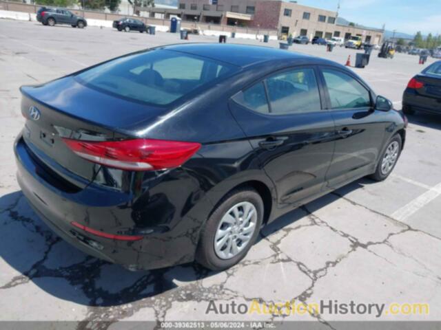 HYUNDAI ELANTRA SE, KMHD74LF4JU646104