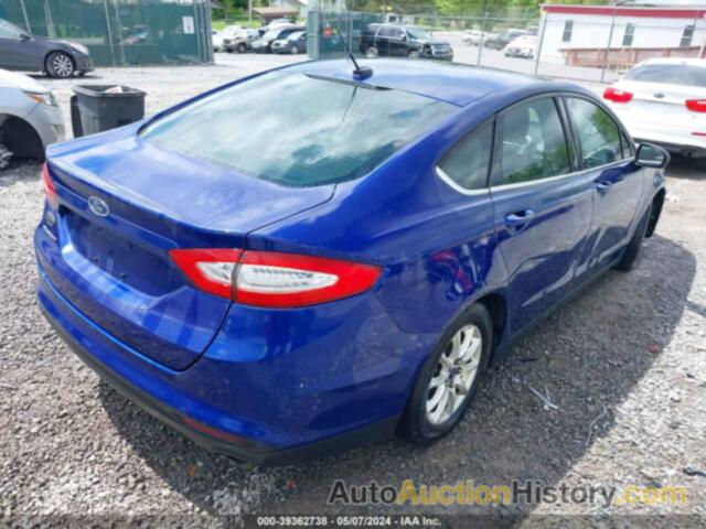 FORD FUSION S, 3FA6P0G75GR256921