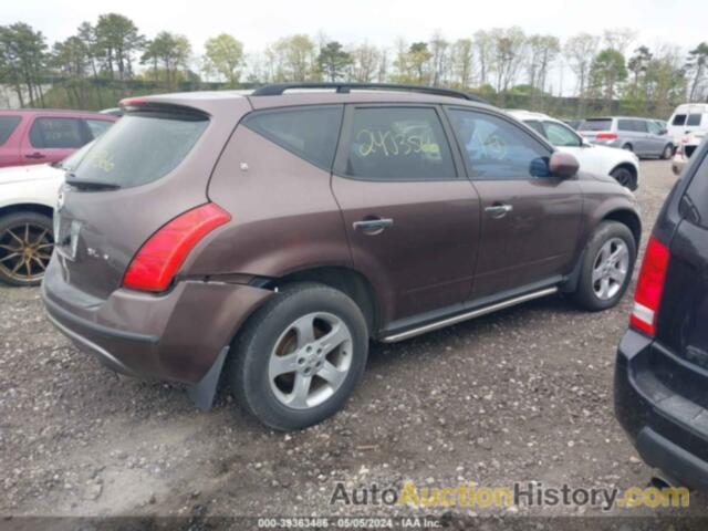 NISSAN MURANO SL, JN8AZ08W03W231019