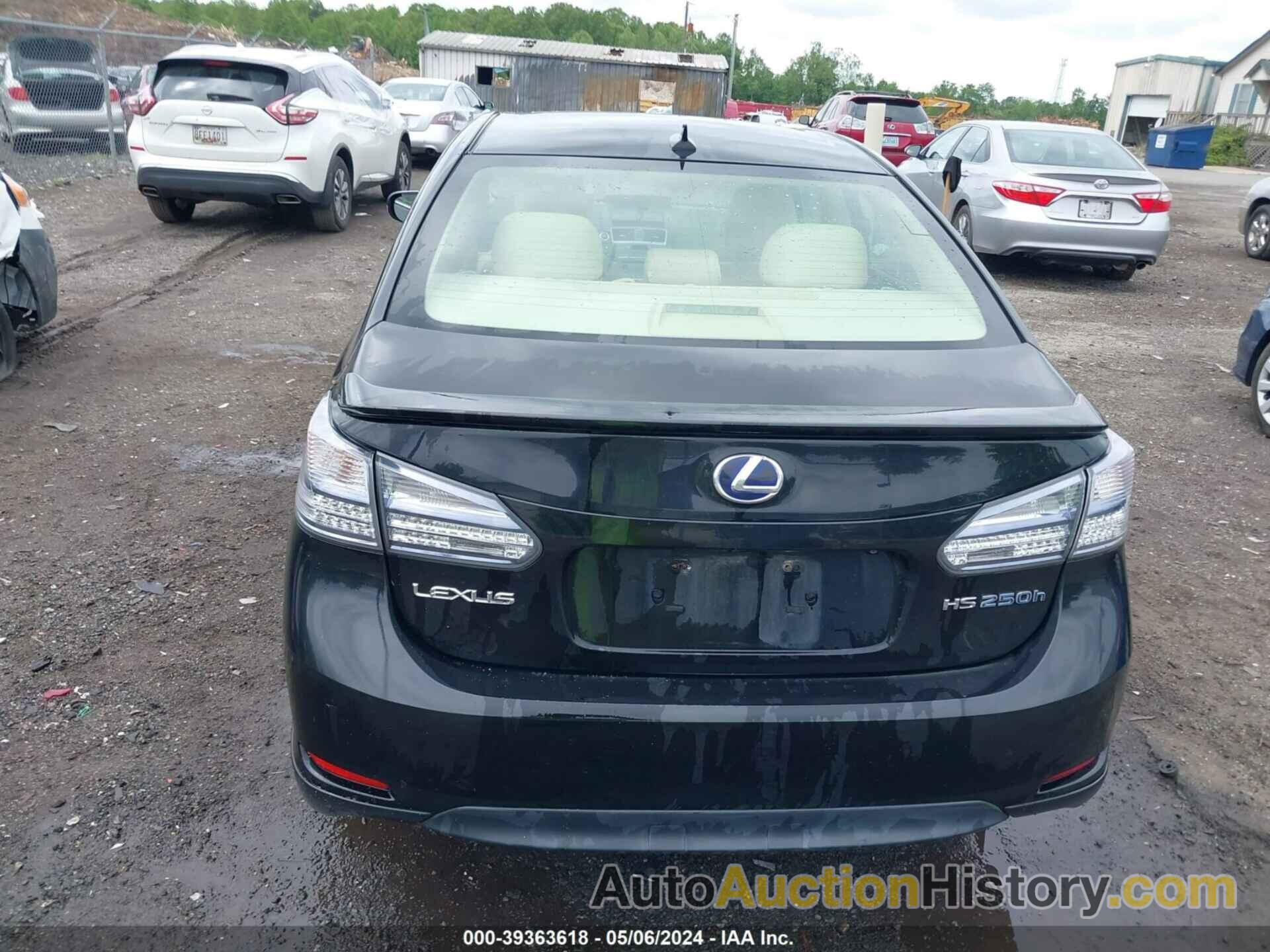 LEXUS HS 250H PREMIUM, JTHBB1BA2A2037649