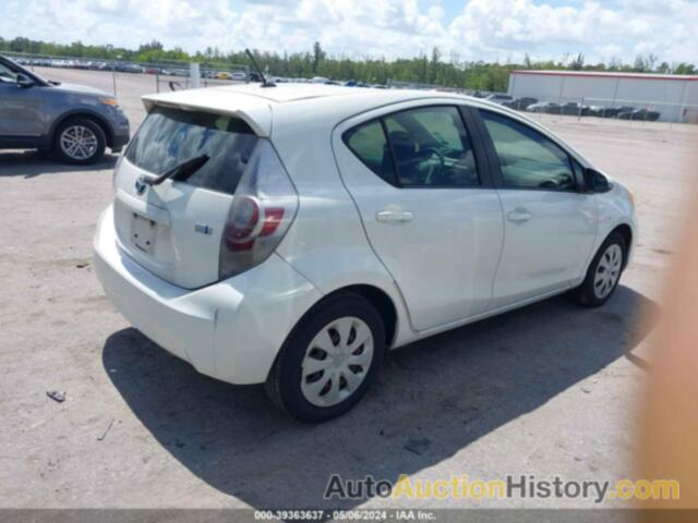 TOYOTA PRIUS C ONE, JTDKDTB3XD1540011