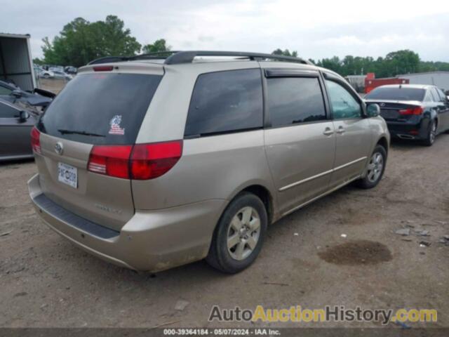 TOYOTA SIENNA XLE, 5TDZA22C85S315785