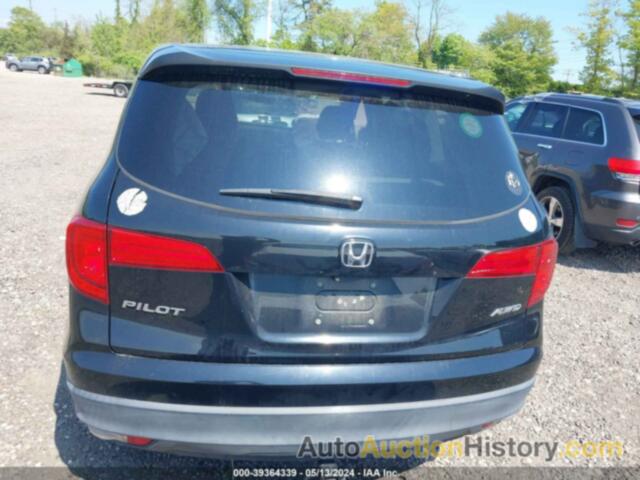 HONDA PILOT LX, 5FNYF6H16GB069207