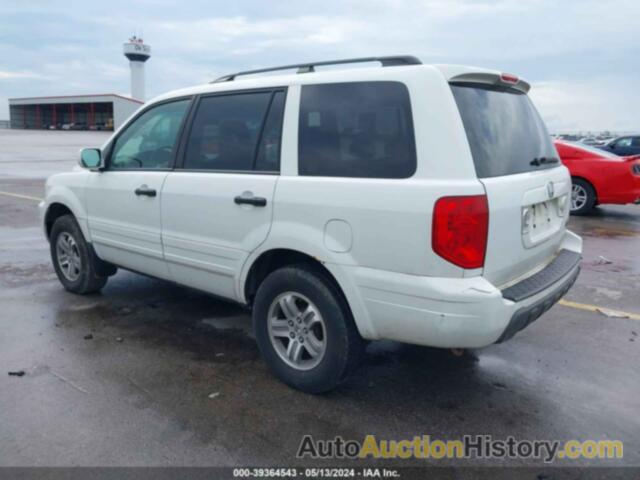 HONDA PILOT EX-L, 2HKYF18755H566710