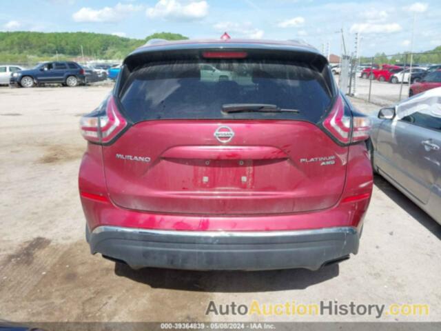 NISSAN MURANO PLATINUM, 5N1AZ2MH1FN213200