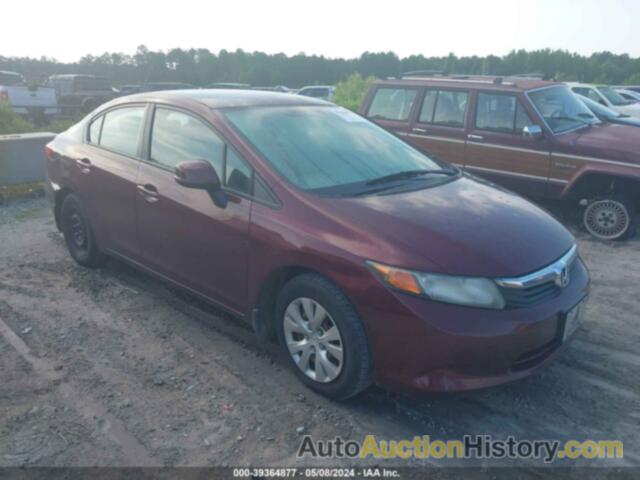 HONDA CIVIC LX, 2HGFB2F52CH589072