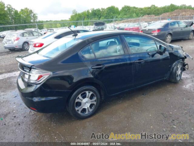 HONDA CIVIC HYBRID, 19XFB4F27EE200702