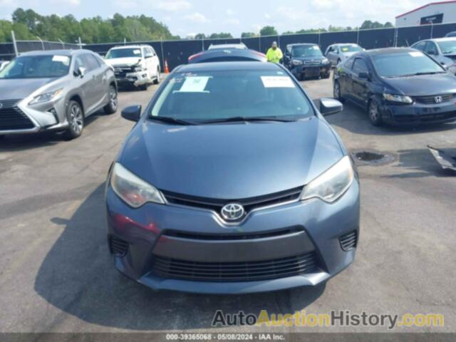 TOYOTA COROLLA LE, 2T1BURHE6GC589346