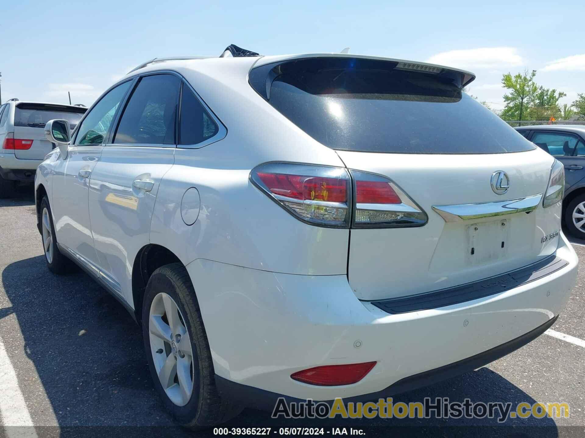 LEXUS RX 350, 2T2BK1BA1DC202271