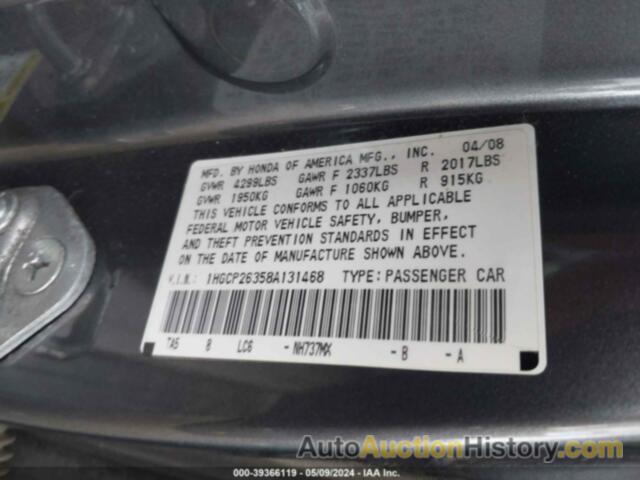 HONDA ACCORD LX, 1HGCP26358A131468