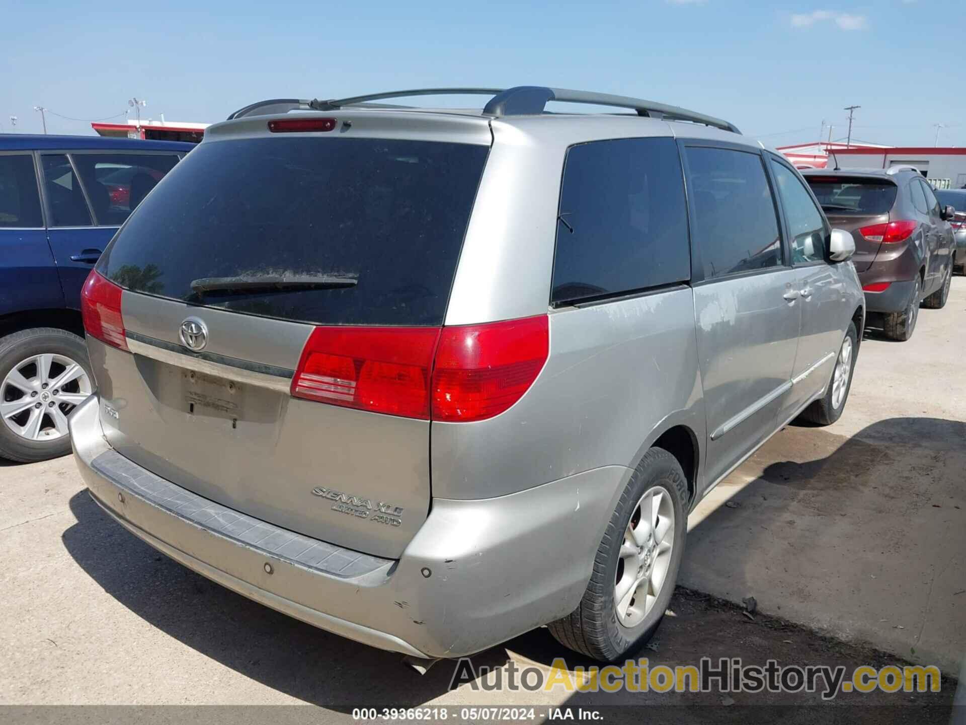 TOYOTA SIENNA XLE LIMITED, 5TDBA22C44S006265