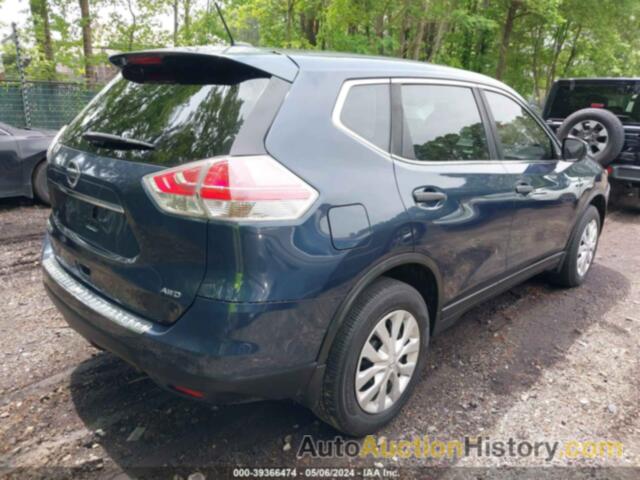 NISSAN ROGUE S, KNMAT2MV7GP623128