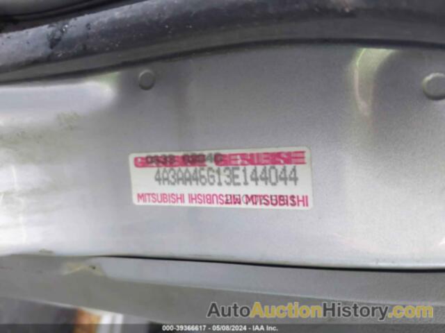 MITSUBISHI GALANT ES/LS, 4A3AA46G13E144044