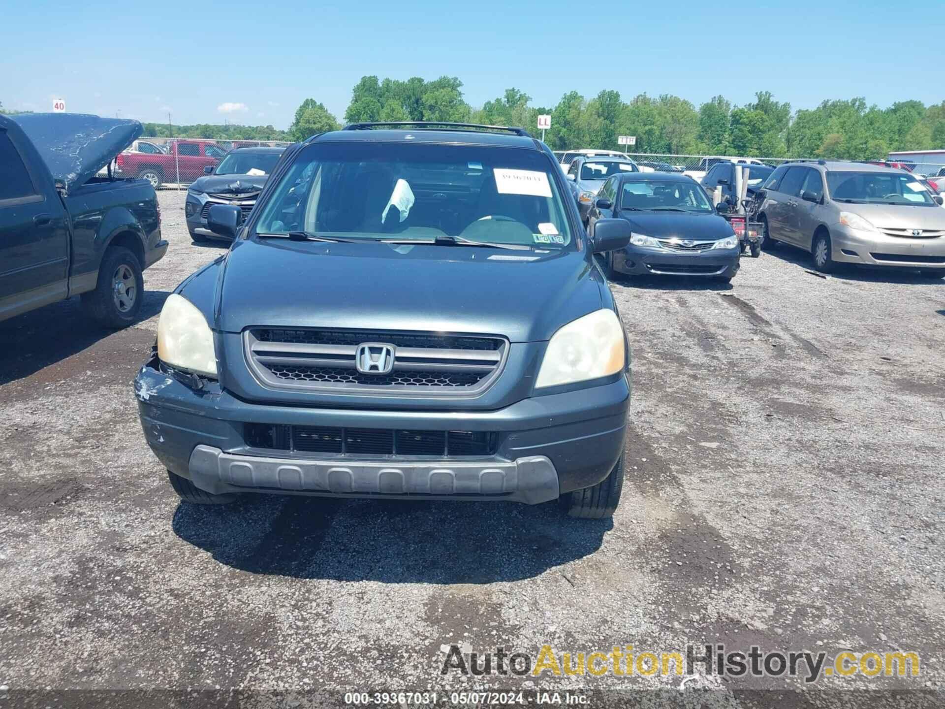 HONDA PILOT EXL, 5FNYF18545B005122