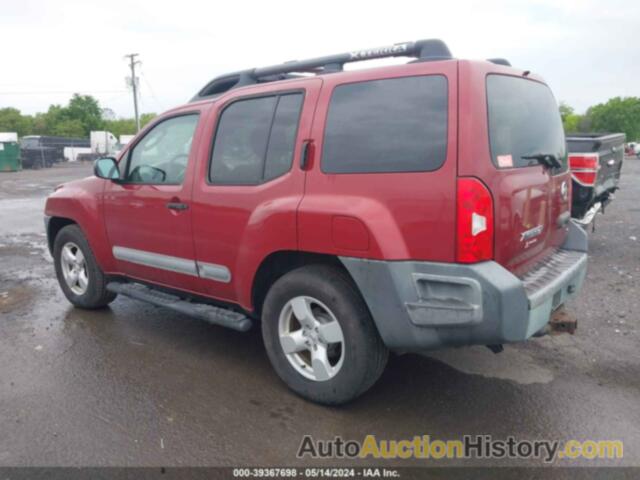 NISSAN XTERRA OFF ROAD/S/SE, 5N1AN08U67C543774