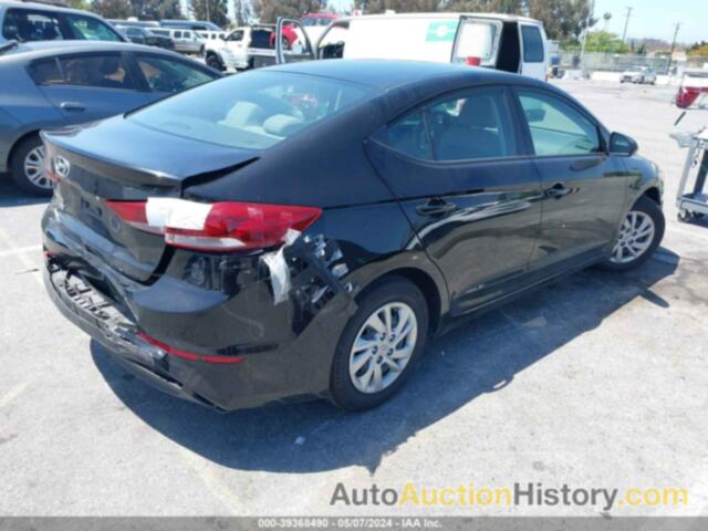 HYUNDAI ELANTRA SE, KMHD74LF4JU574174