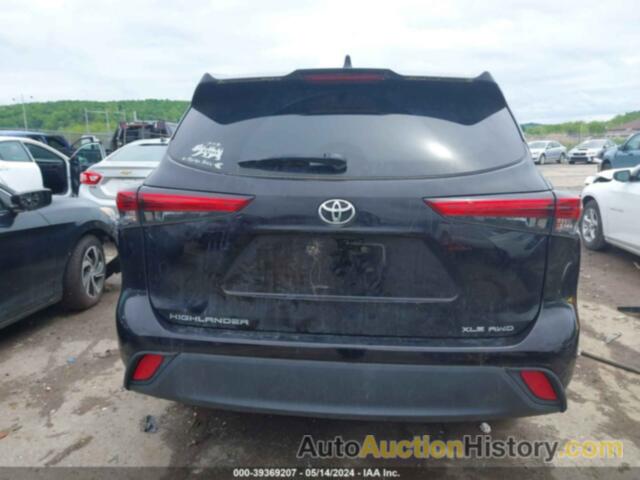 TOYOTA HIGHLANDER XLE, 5TDHZRBH3MS062091