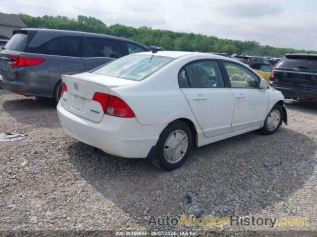 HONDA CIVIC HYBRID, JHMFA36287S023248