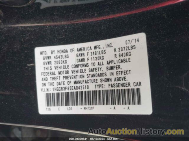 HONDA ACCORD EX-L V-6, 1HGCR3F85EA042510