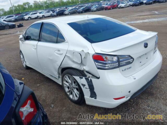 LEXUS HS 250H 250H, JTHBB1BA5A2017704