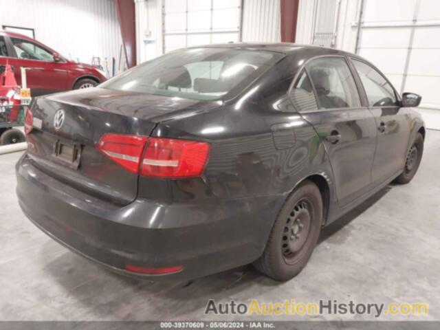 VOLKSWAGEN JETTA 2.0L S, 3VW2K7AJ3FM325022