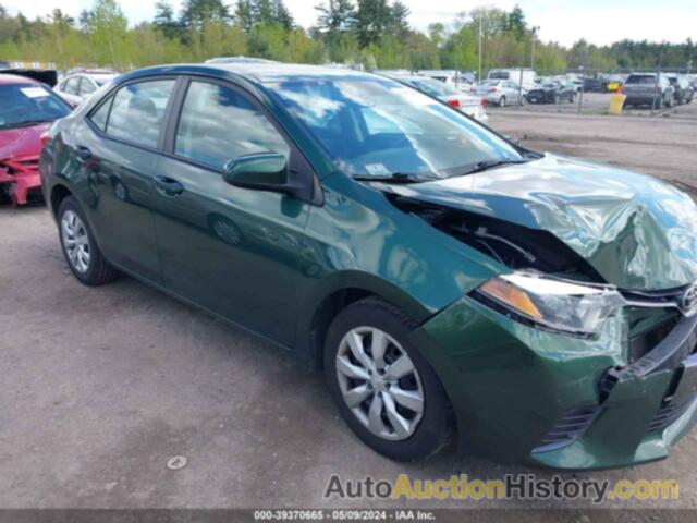 TOYOTA COROLLA LE, 2T1BURHE3GC622917