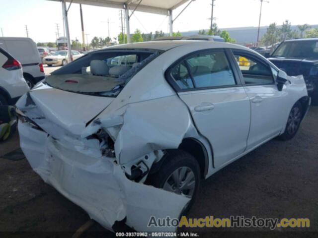 HONDA CIVIC LX, 2HGFB2F51CH592500