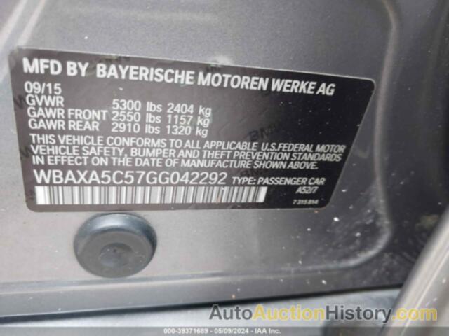 BMW 535D, WBAXA5C57GG042292