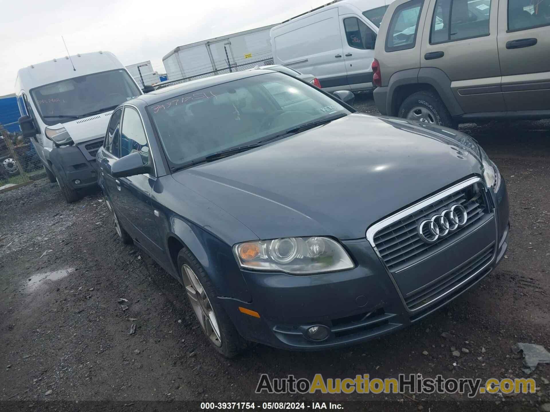 AUDI A4 2.0T, WAUAF78E37A060495