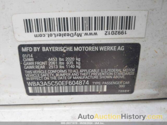 BMW 328I, WBA3A5C50EF604874