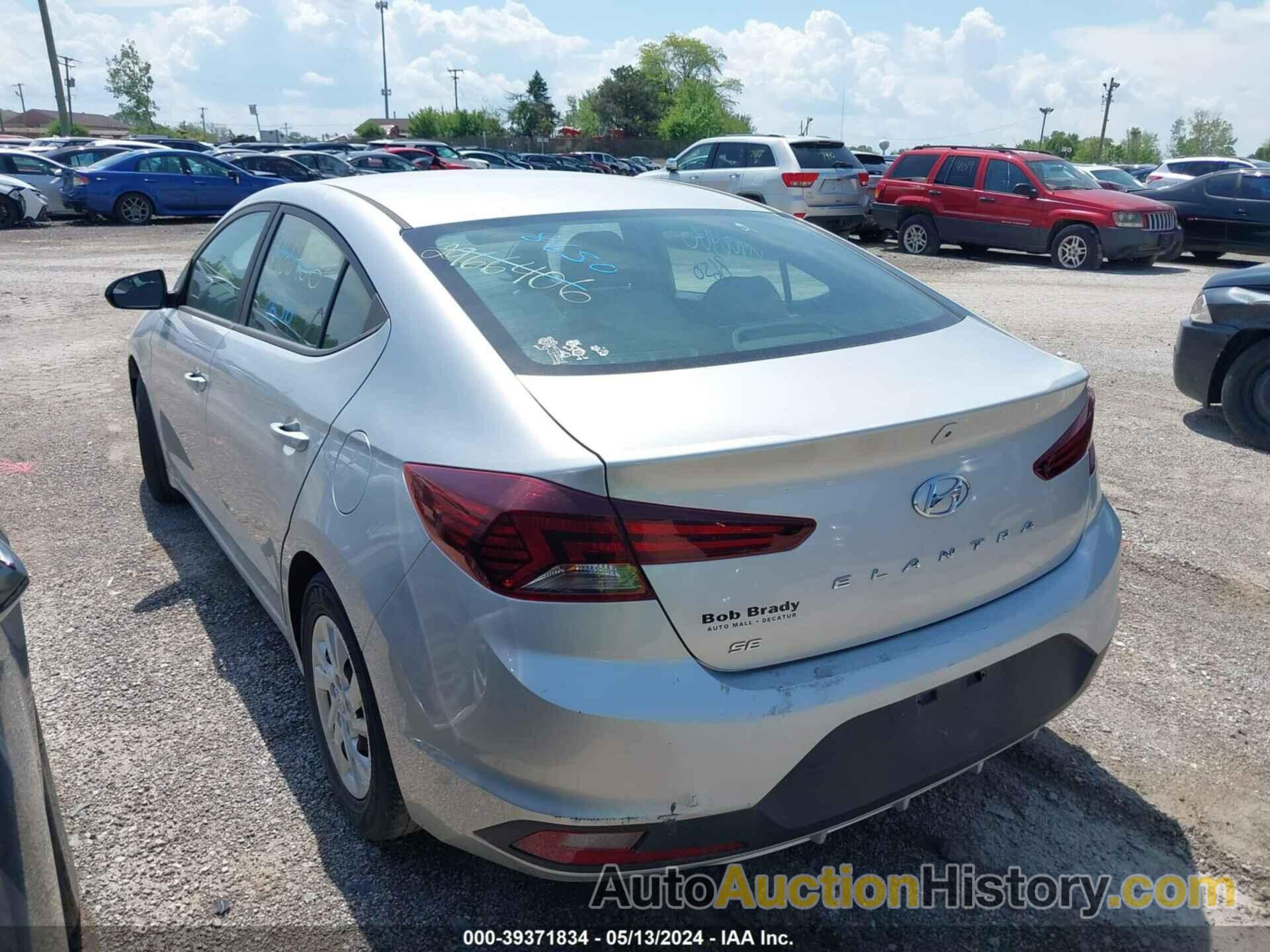 HYUNDAI ELANTRA SE, 5NPD74LFXKH410749